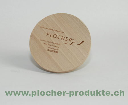 Plocher Untersetzer Holz 9cmØ Einzelstück