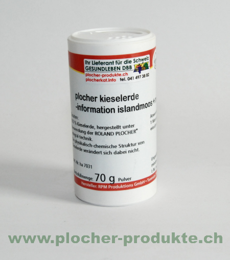 Plocher Kieselerde Islandmoos/Mineral 70gr