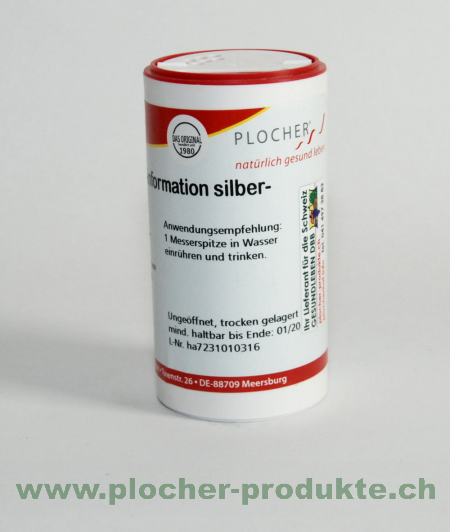 Plocher Kieselerde Information Silber 70gr