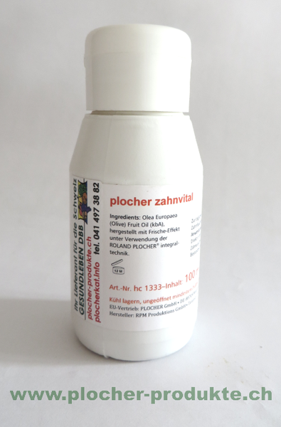 Plocher Zahnvital Olivenöl Oelziehen 100ml