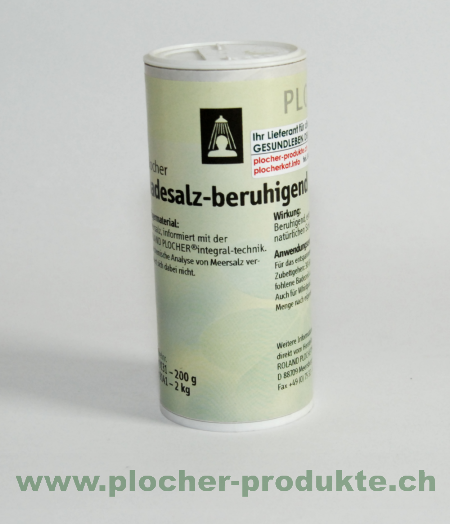 Plocher Badesalz entspannend mers 250gr