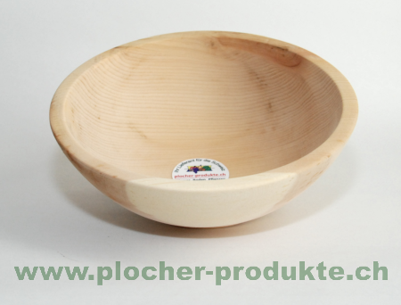 Plocher Holzschale Arve/Zirbel rund mit Aroma Aktivierung