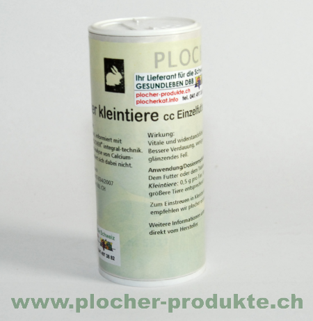 Plocher Kleintiere Einzelfutter cc 200gr