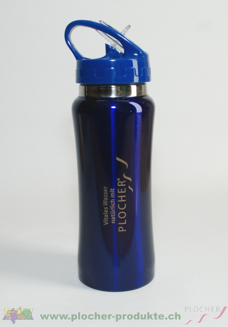 Plocher Flasche GESUNDLEBEN Plocher Schweiz Plocher Flasche blau GESUNDLEBEN Plocher Schweiz